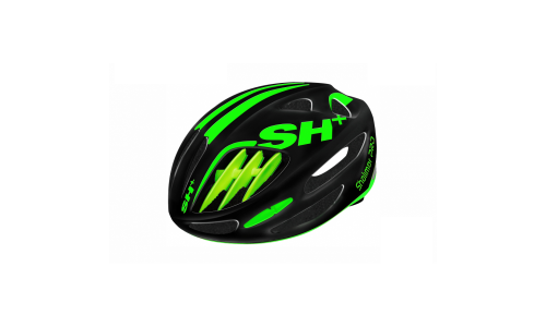 SH+ Shalimar Pro Black Matt/Green helma