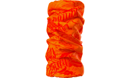 Dynafit Logo Neck Gaiter Shocking orange