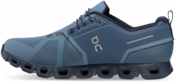 ON Running Cloud 5 Waterproof Metal/Navy