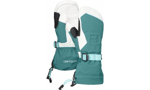 Ortovox Merino Freeride Mitten W - Pacific Green