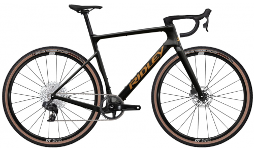 Ridley Astr Rival XPLR Black Metallic/Bronze Gold