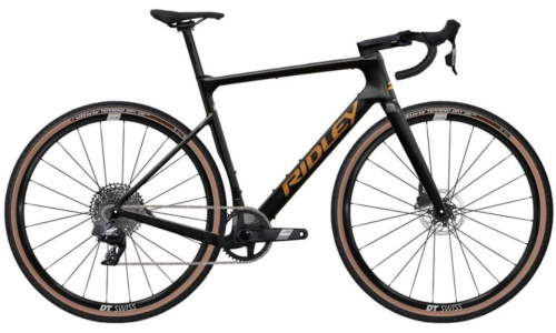 Ridley Astr Apex AXS Black Metallic/Bronze Gold