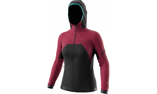 Dynafit Tour Wool Thermal Hooded Jacket W Beet Red